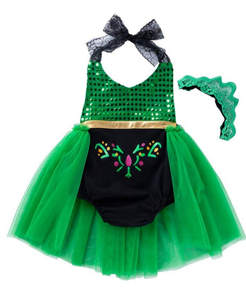 Disney Inspired Frozen - Anna Tutu Romper