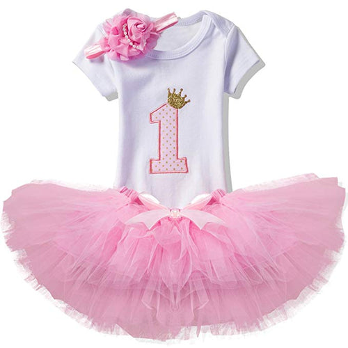 1st Birthday Tutu Set - Princess Crown