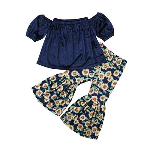 Boho Love Sunflower Pant Set