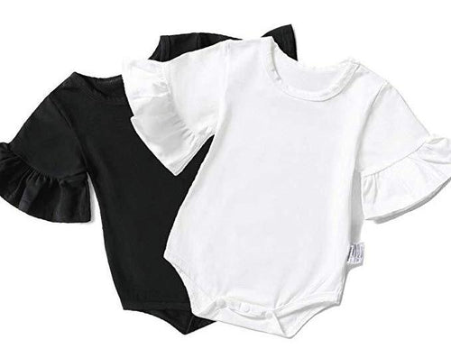 Flared 3/4 Sleeve Bodysuit