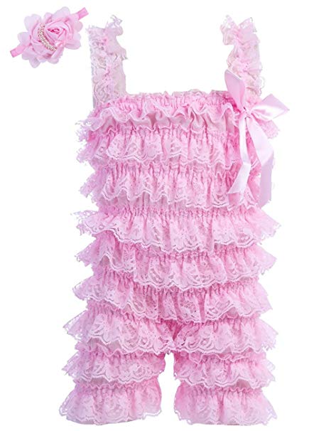 baby girl lace romper