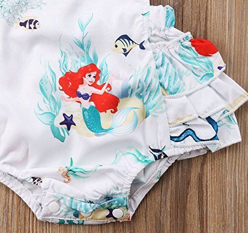 Little Mermaid Baby Ruffle Romper Set – Little Duchess Chic Boutique