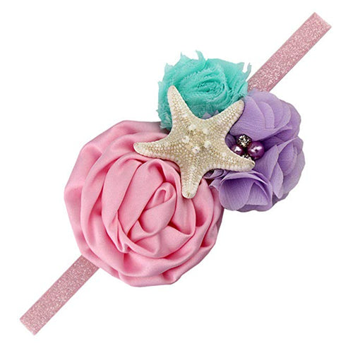 Mermaid Starfish Headband - Pink