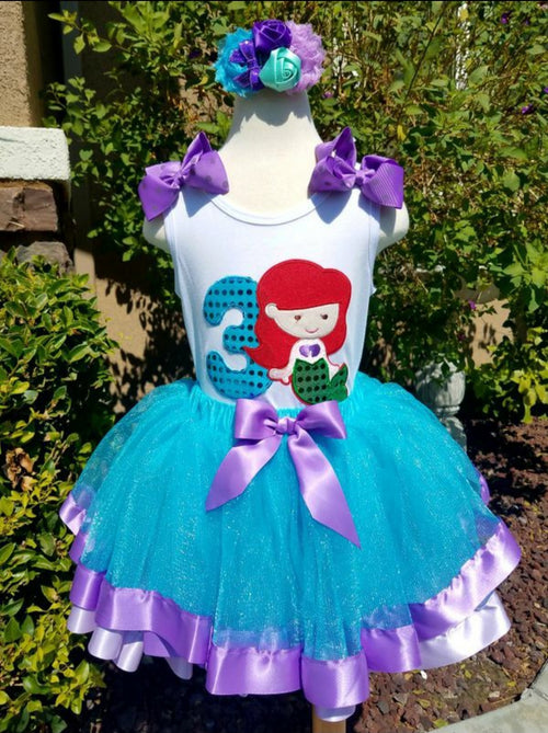 Mermaid Tutu Birthday Outfit