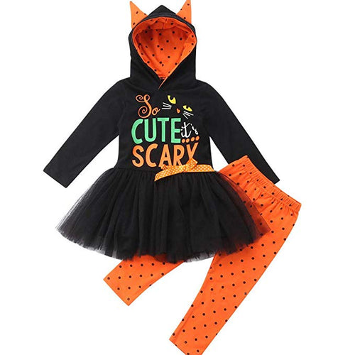 "So Cute It's Scary" Hooded Set