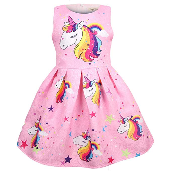 Magical Rainbow Unicorn Dress – Little 