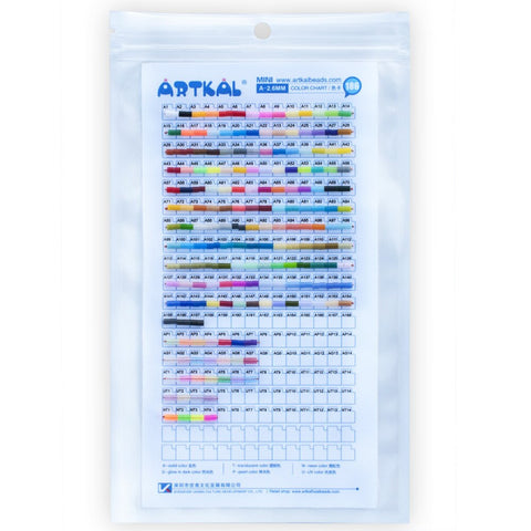 Artkal Mini Beads Color Chart
