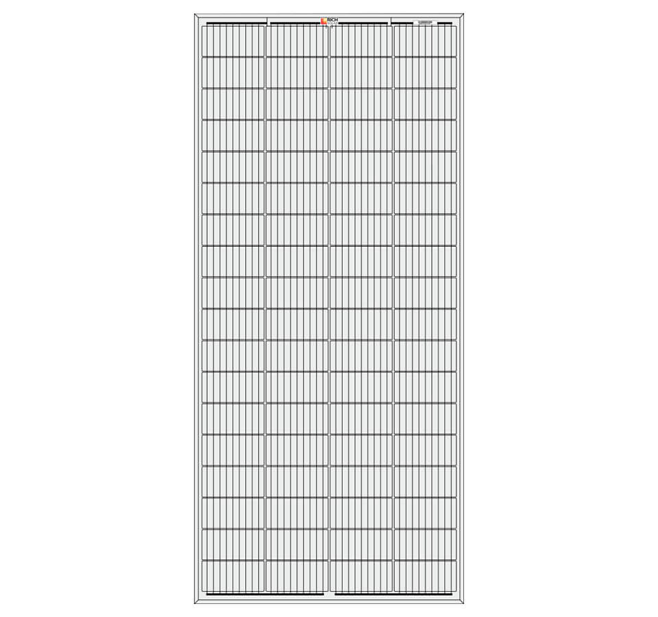 Mega 200 Watt 24 Volt Solar Panel