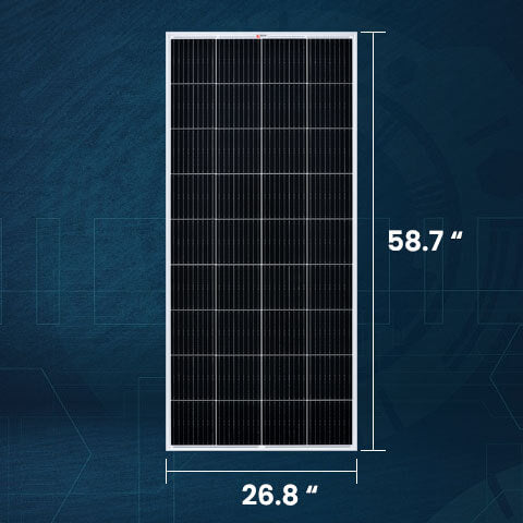 200W Solar Panel Deminsion
