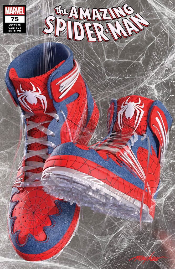 AMAZING SPIDER-MAN #75 MIKE MAYHEW SNEAKER TRADE DRESS & VIRGIN VARIAN ...