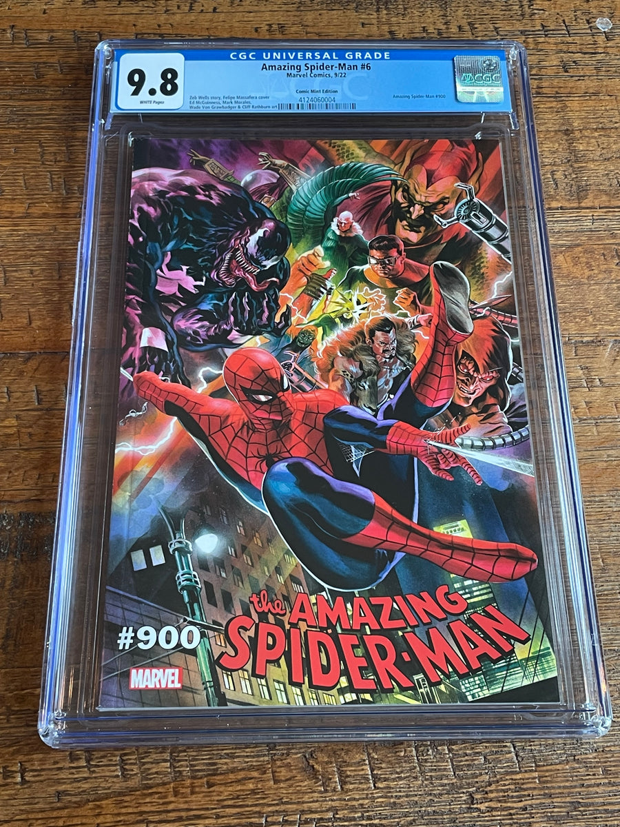 AMAZING SPIDER-MAN #6 #900 CGC  FELIPE MASSAFERA TRADE DRESS VARIAN –  East Side Comics