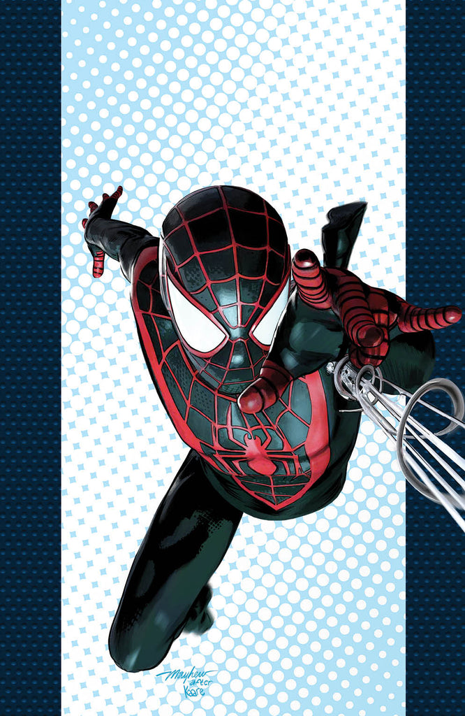 MILES MORALES SPIDER-MAN #25 MIKE MAYHEW ULTIMATE HOMAGE TRADE DRESS & –  East Side Comics