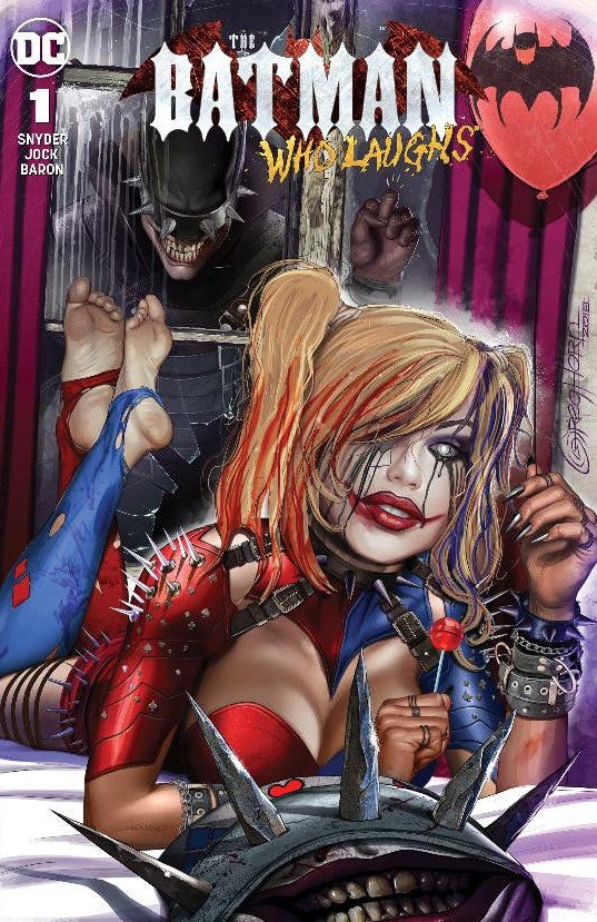 BATMAN WHO LAUGHS #1 GREG HORN HARLEY QUINN WHO LAUGHS VARIANT 4-PK – East  Side Comics