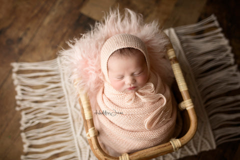 Tiny Tot Prop Shop - Newborn Photo Props Canada - Canadian Photography Props - Bamboo Basket - Bamboo Photo Prop