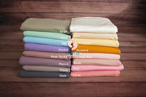 Solid Jersey Knit Posing Fabric - Beanbag Backdrop Fabric - Newborn Photo Props Canada - Tiny Tot Prop Shop