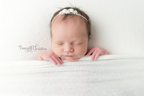 cuddle knit posing fabric - newborn photo props - tiny tot prop shop