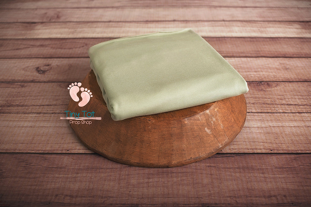 Sage Jersey Knit Posing Fabric Sets - Jersey Knit Beanbag Fabric - Beanbag Posing Fabric - Posing Fabric - Newborn Photo Props Canada - Shop for Newborn Photo Props Online - Tiny Tot Prop Shop - Canadian Photography Props - Vancouver Island