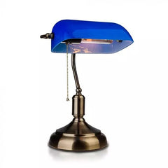 Blå bordslampa