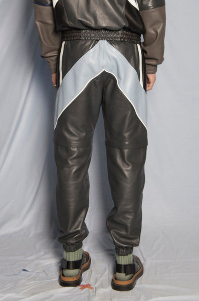 leather tracksuit