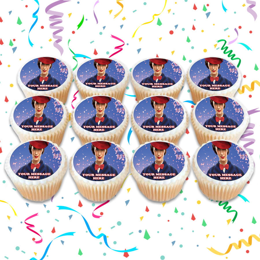 Mary Poppins Returns Edible Cupcake Toppers (12 Images ...