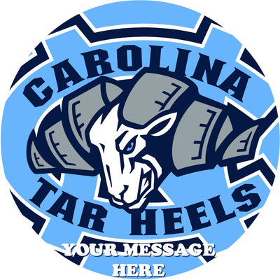 North Carolina Tar Heels Edible Image Cake Topper Personalized Birthda ...