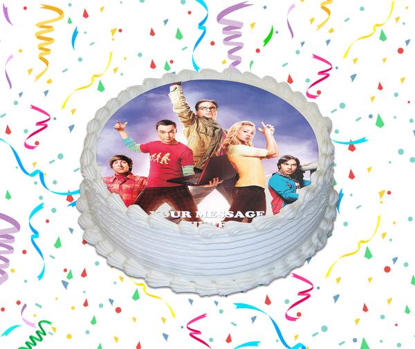 The Big Bang Theory Edible Image Cake Topper Personalized Birthday She Partycreationz 