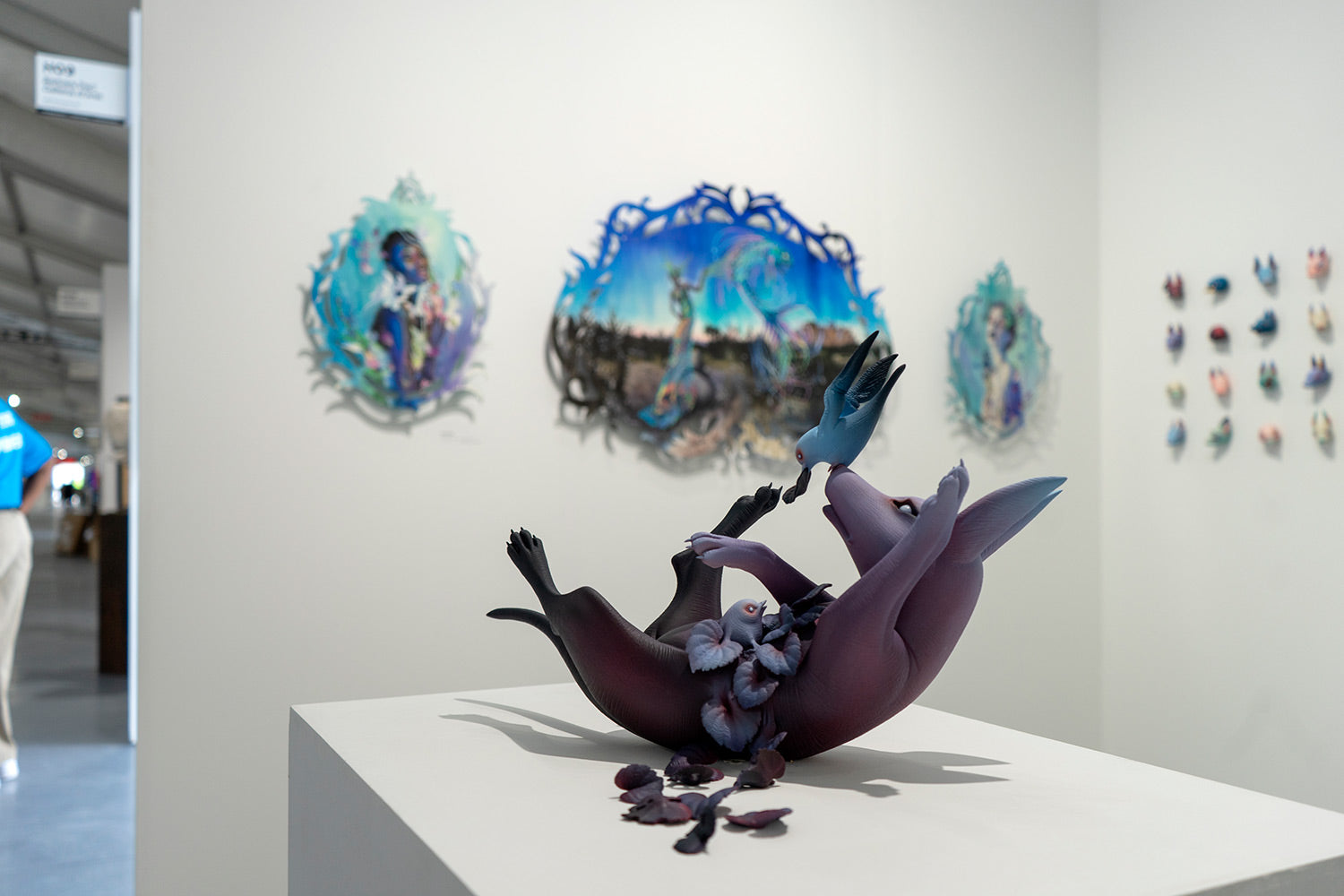 Works by Erika Sanada and Redd Walitzki at Modern Eden Booth H07 SCOPE Miami Beach 2018