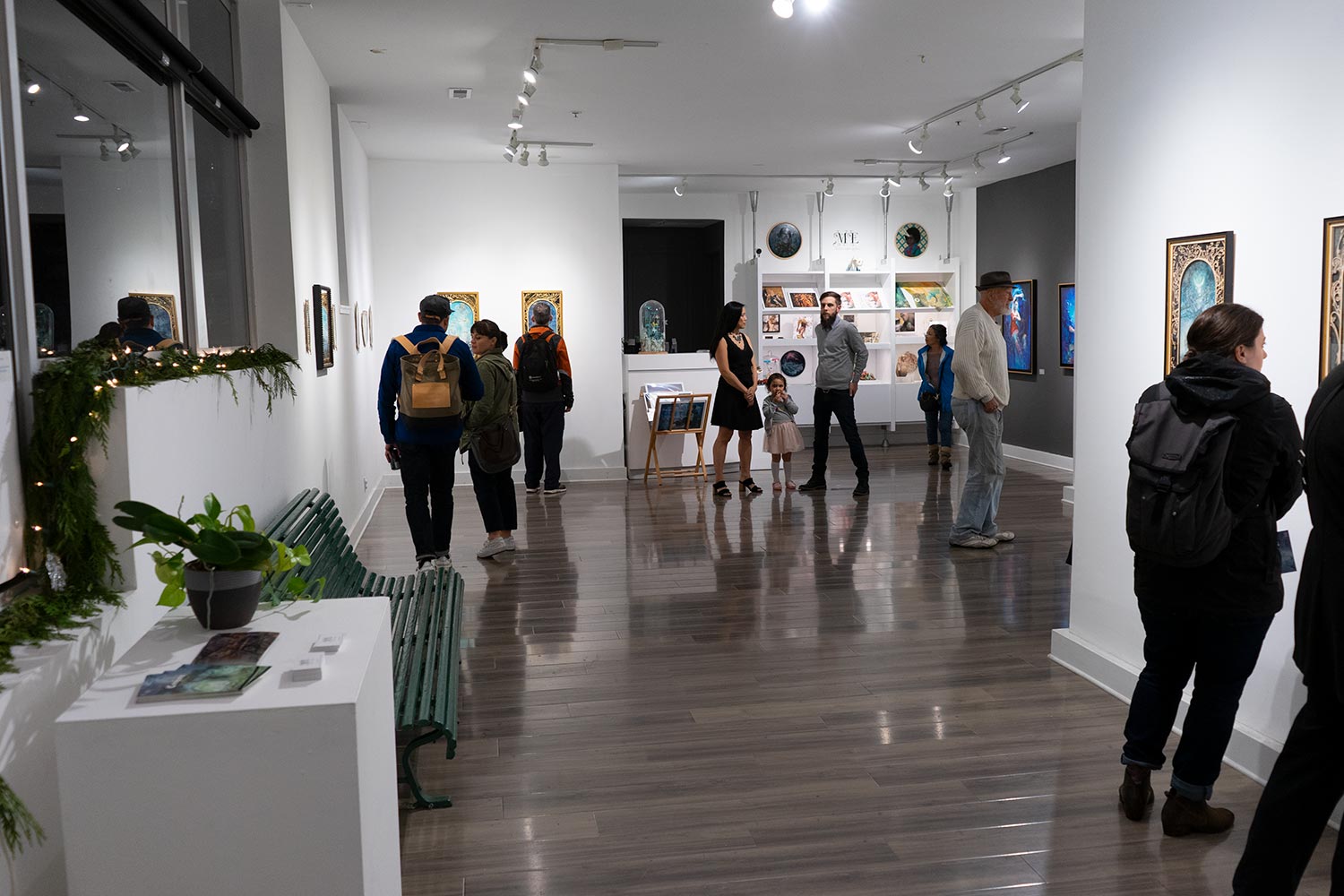 Opening reception for Stephanie Law Conjure at Modern Eden