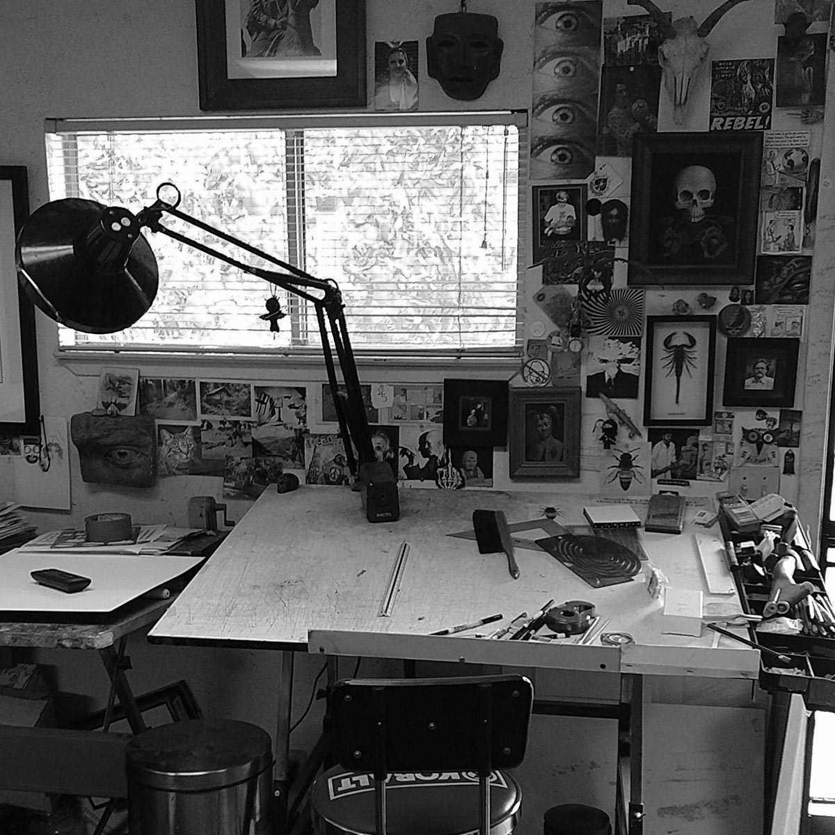Inside the studio of Ron Norman 