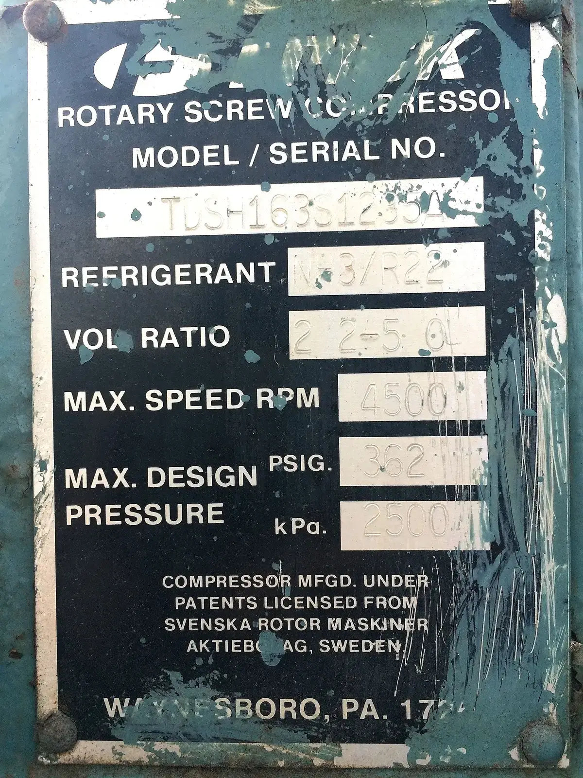 Frick RWB-II-60 Rotary Screw Compressor Package (Frick TDSH163S, 150 HP 230/460 V, Frick Micro Control Panel) - Image 12