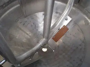 APV Stainless Steel Jacketed Processor Tank-500 Gallons - Genemco - 500 Gallon Lube