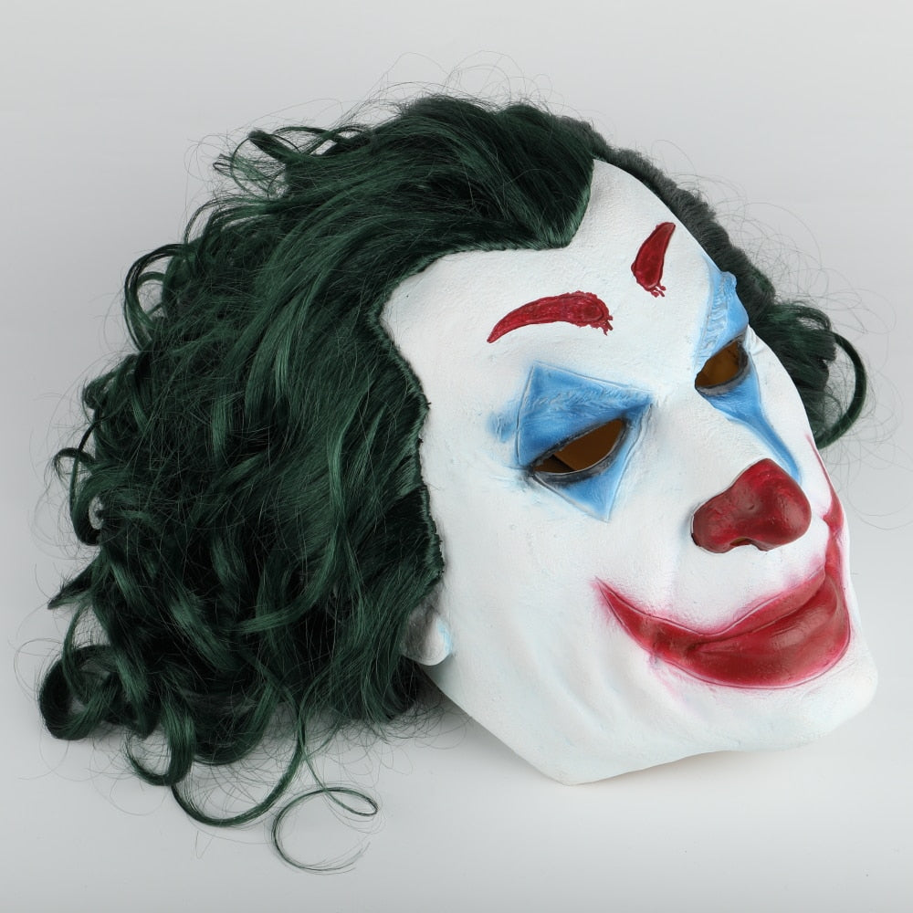 2022 Movie  Joker  Mask  Cosplay Movie  Horror Scary Smile 