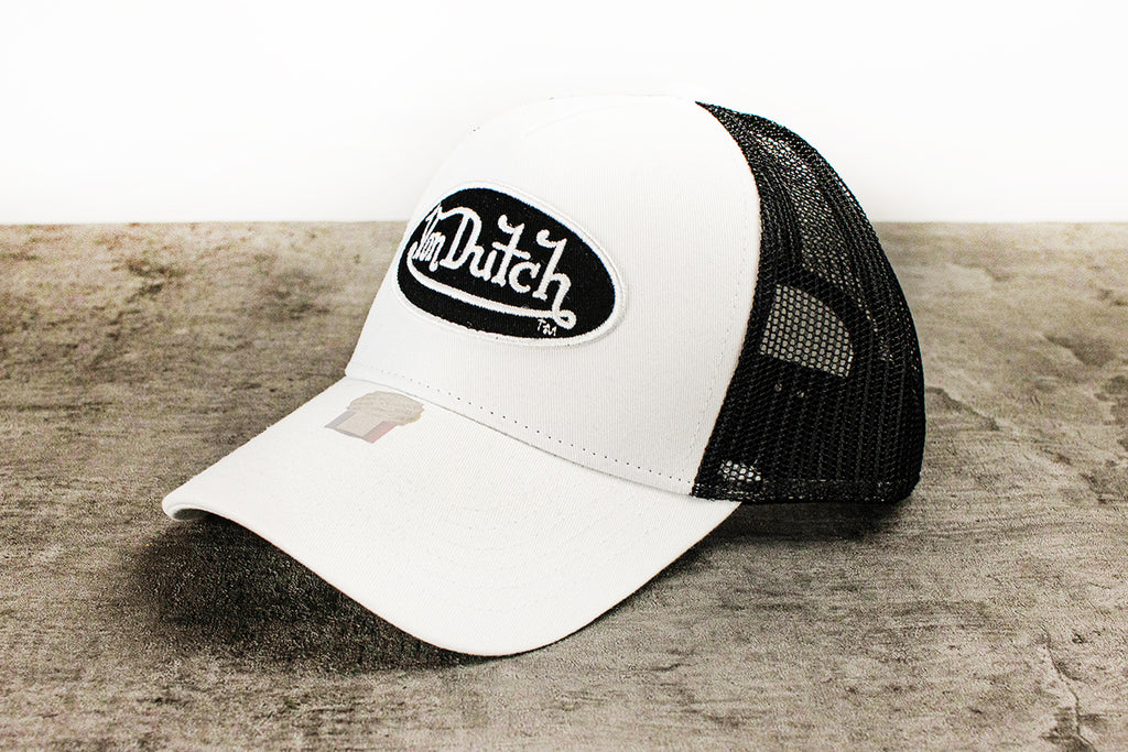 Von Dutch Cap weiß-schwarz