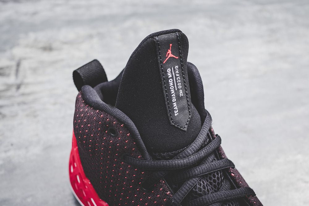 Jordan Jumpman Diamond Mid CI1204-006 - black-university red-white