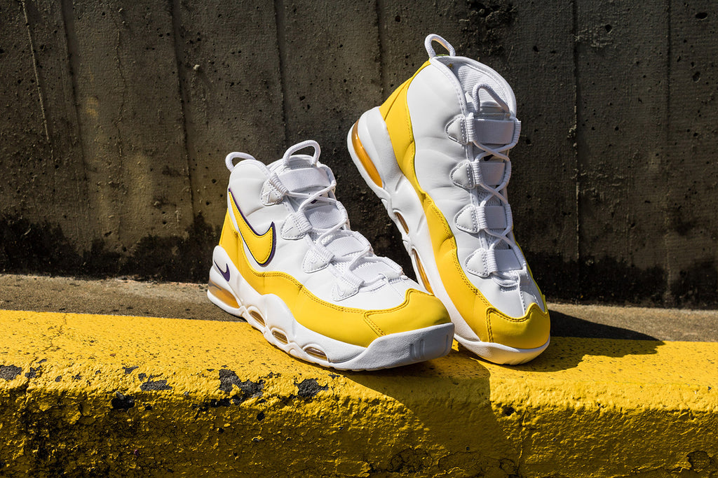 nike air max uptempo 95 yellow