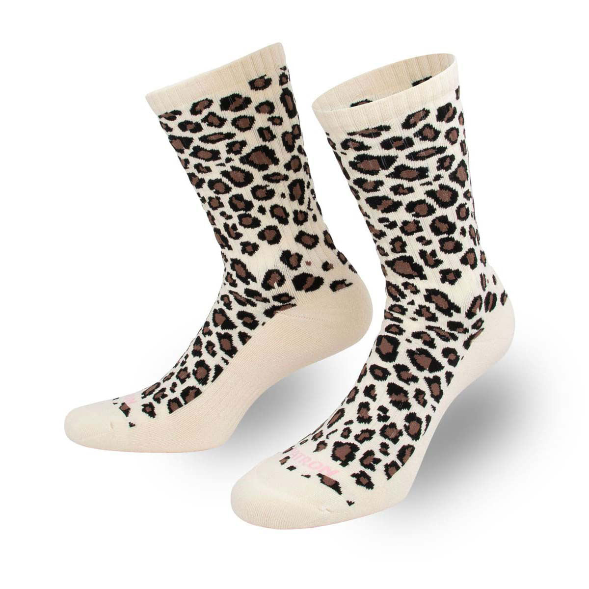 Patron Socks Leoparden Sportsocken Größe 31-35 PS-48-766-0 - beige-braun