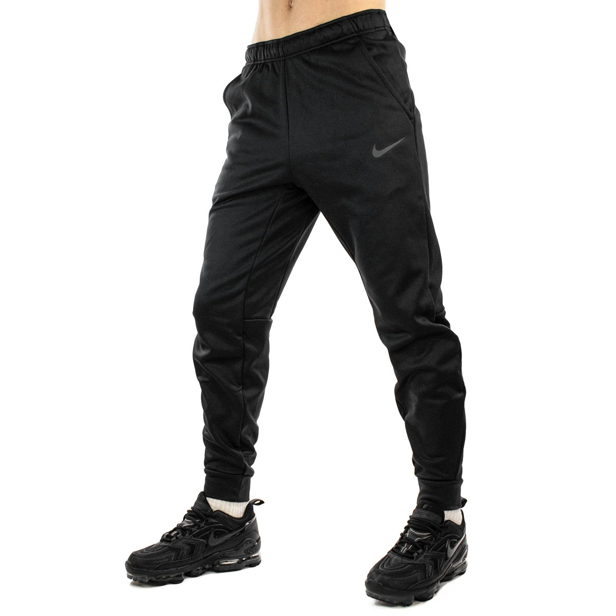 Nike Therma Tapered Jogging Hose 932255-010 - schwarz-grau – Brooklyn Footwear x Fashion