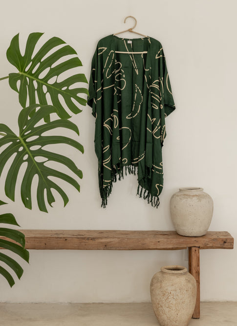 Monstera Kimono