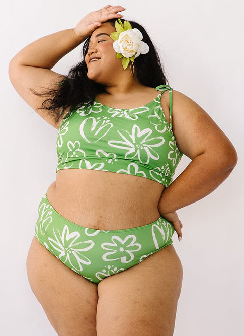 Jmntiy Women's Plus Size Split Type Ruched Stretch Waist Bathing Suit  Swimwear Bikini Bikinis for Women 