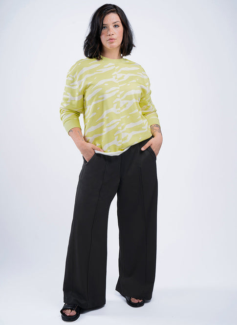 Multitasker Wide Leg Pant - Oxford Navy