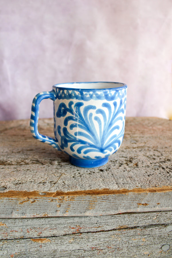 Small pitcher with hand painted designs – Pomelo Casa