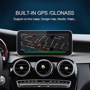 Isudar Autoradio Navigation 10.25' IPS Screen GPS for Mercedes Benz C Class W205 2014-2018 - ISUDAR Official Store