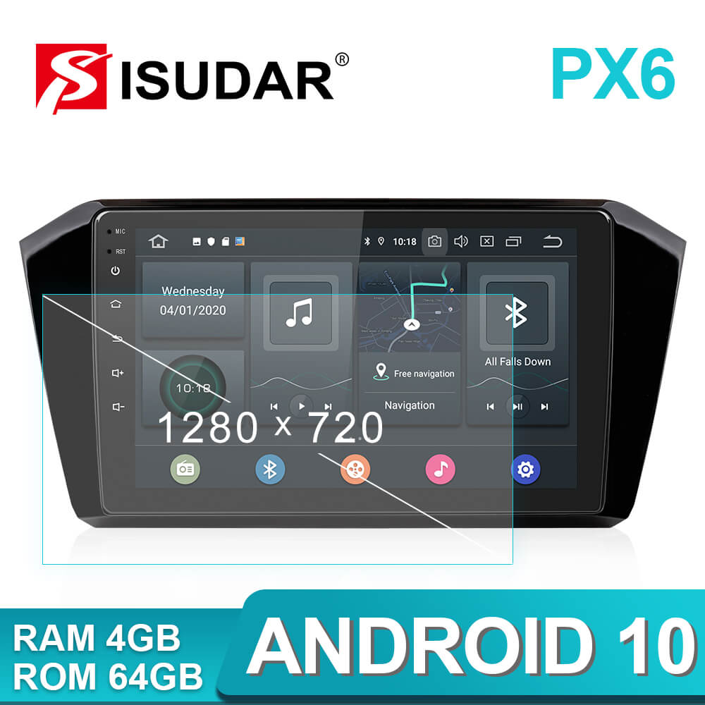 Isudar Voice control Car radio 1 Din Android 10 For Fiat/grande punto  evo/Linea/2012-2018, ISUDAR Official Shop