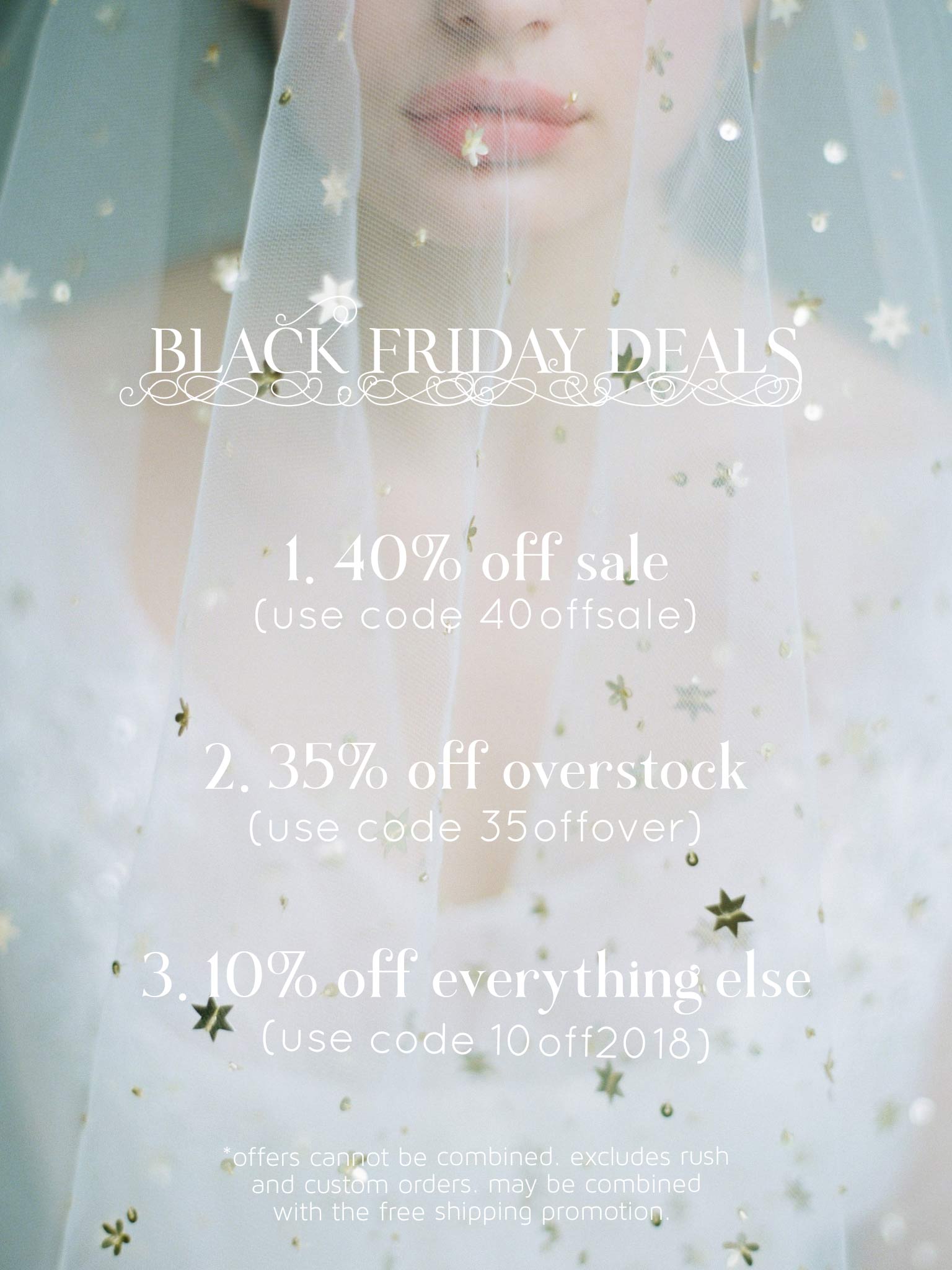 black friday bridal accessories sale, 2018, thanksgiving, twigs and honey