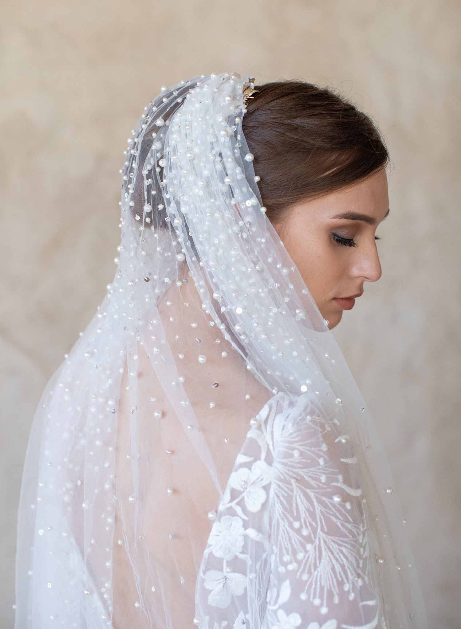 bride in veil