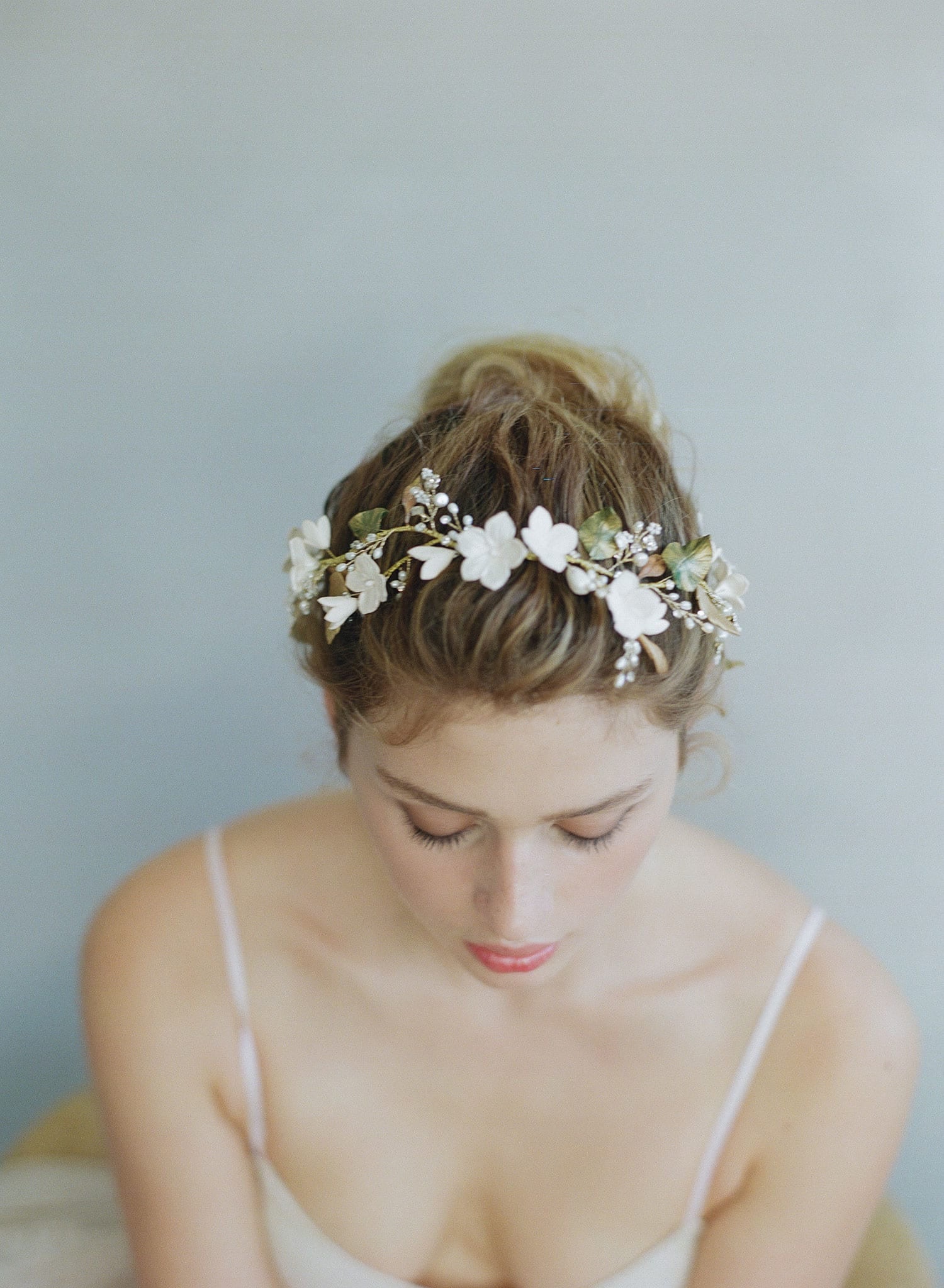 Bridal Headpiece Floral Garden Headpiece Style 748 Twigs And Honey ® Llc 4189