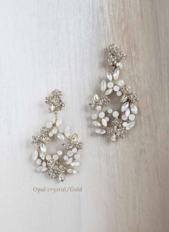 Earrings, Bridal earrings, Wedding Jewelry, Wedding Jewellery, pearls ...