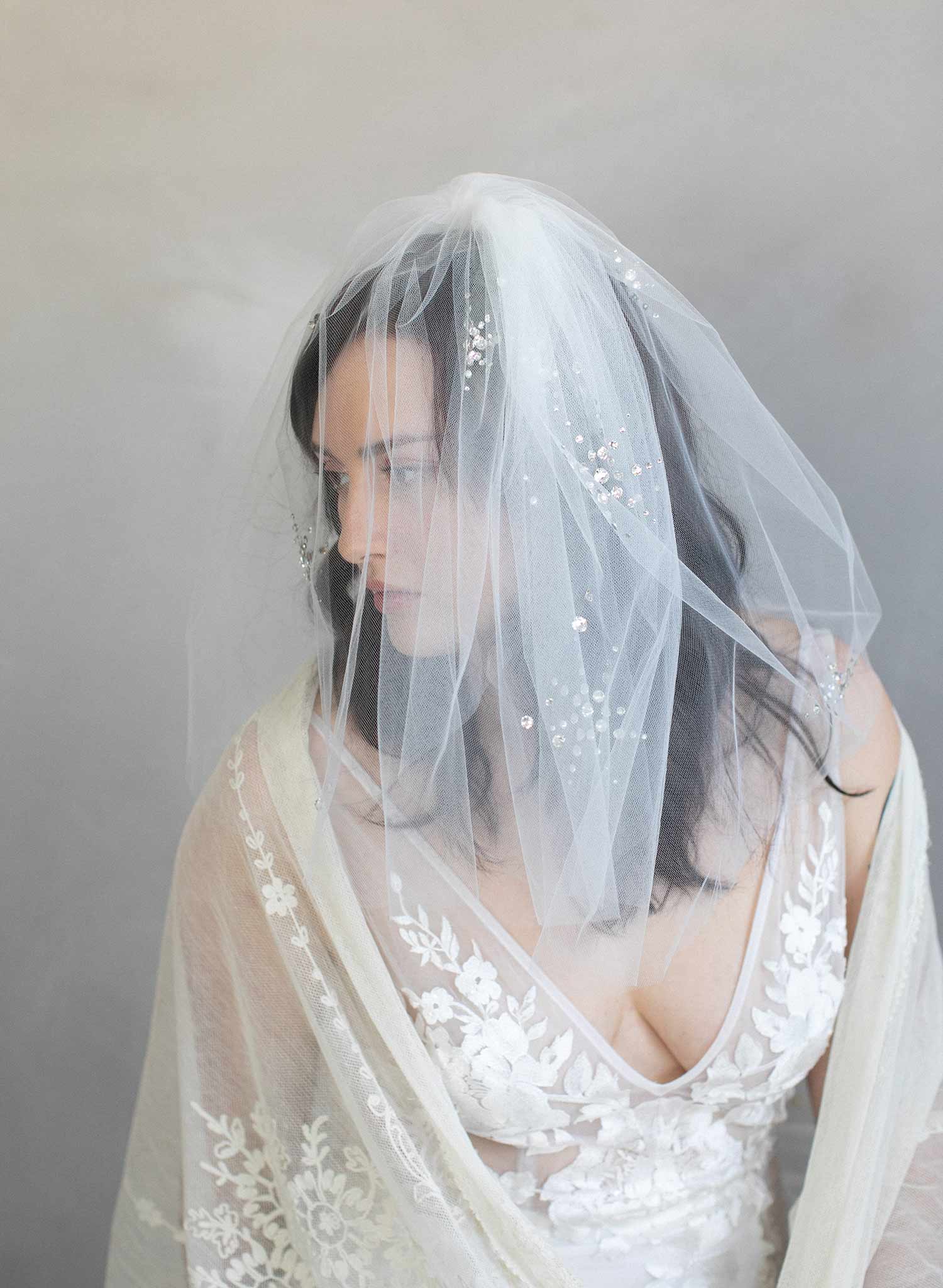 short vintage veil