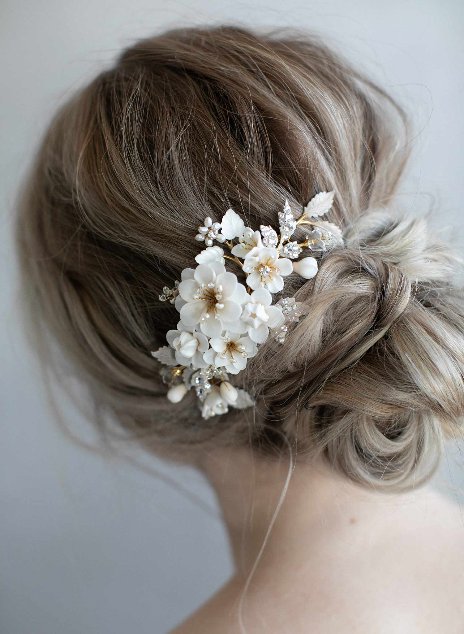 bridal hair piece comb