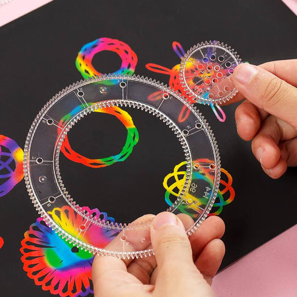 22 Pcs Spirograph Drawing Toy Set. Shop Art & Drawing Toys on Mounteen. Worldwide shipping available.